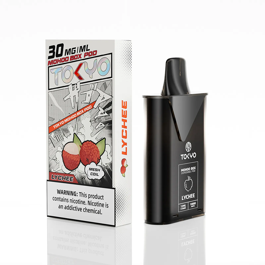 東京魔盒荔枝口味 電子煙彈 - 感受荔枝那獨特的香甜與微酸,彷彿置身於盛夏的果園中。:圖片 2