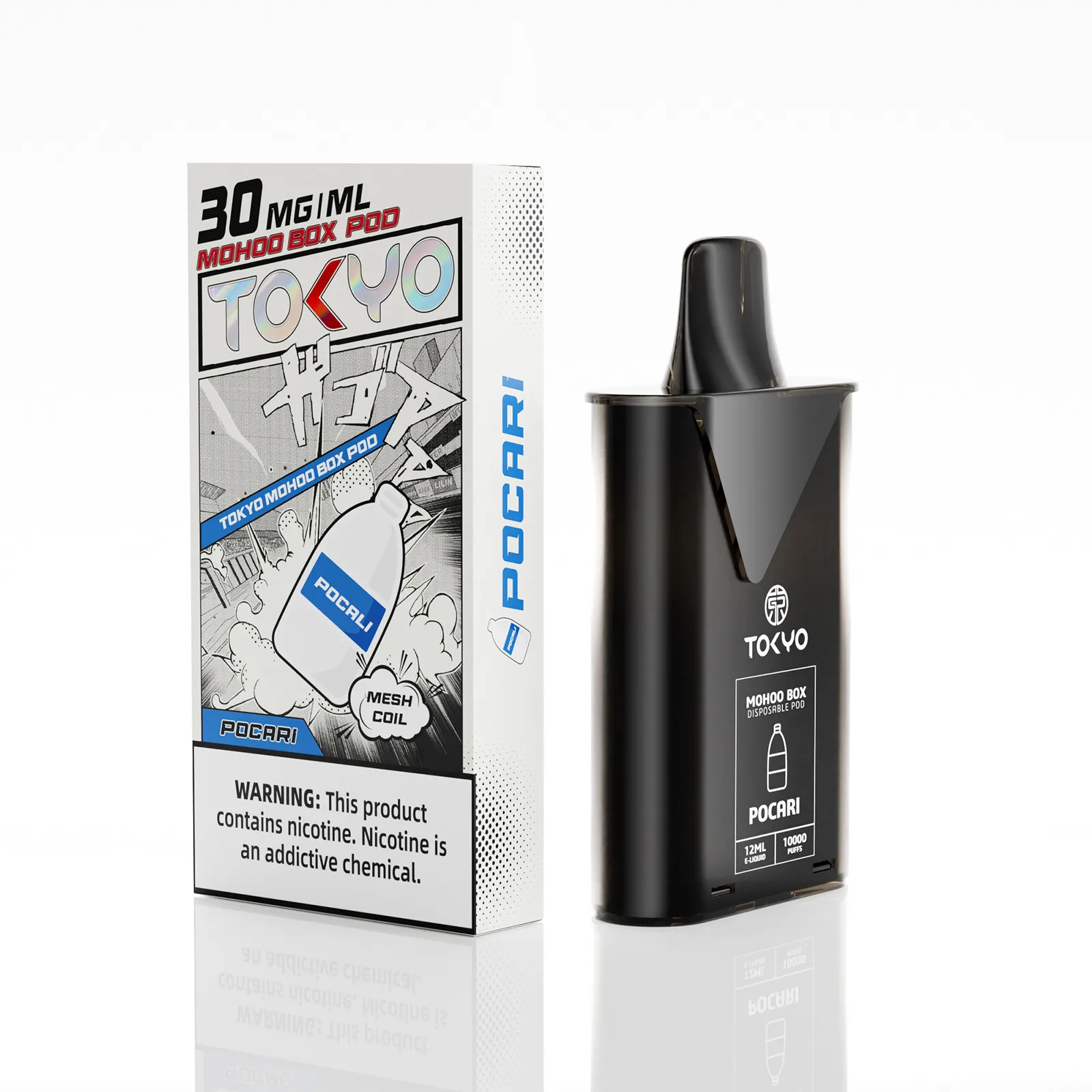 東京魔盒寶礦力口味 電子煙彈 - 清新電解質飲料風味,極致口感體驗:圖片 2