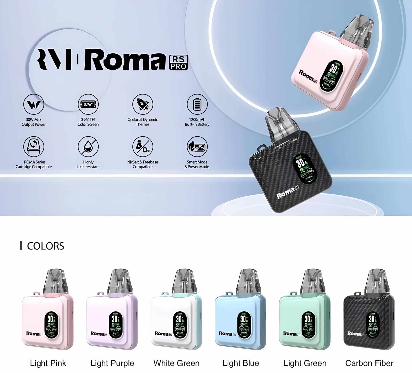 ROMA RS PRO注油式小煙主機|兼容OXVA XLIM SQ PRO與小蠻:圖片 3